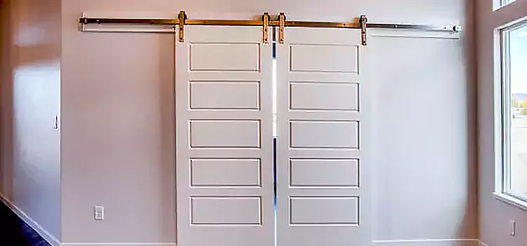 Glass Barn Door with Installation Hardware Kit West Allis
