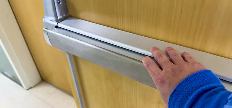 Installing a Push Bar on a Door West Allis